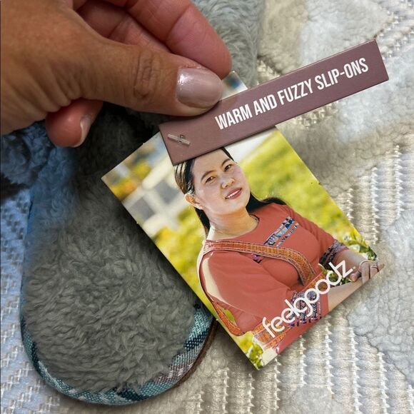 Feelgoodz - Women's Faux Sherpa Mule Slipper Indoor / Outdoor House Shoes - Picture 5 of 7